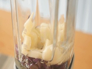 紫甘蓝肉松饼怎么做？