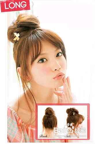 怎样扎花苞头感受夏日清凉？