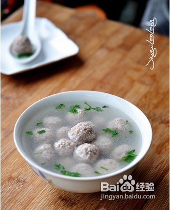 牛肉丸子汤的做法
