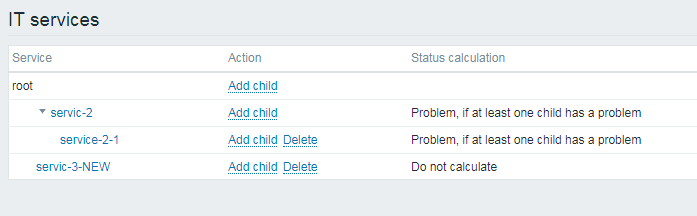 如何在zabbix的服务中增加时间？
