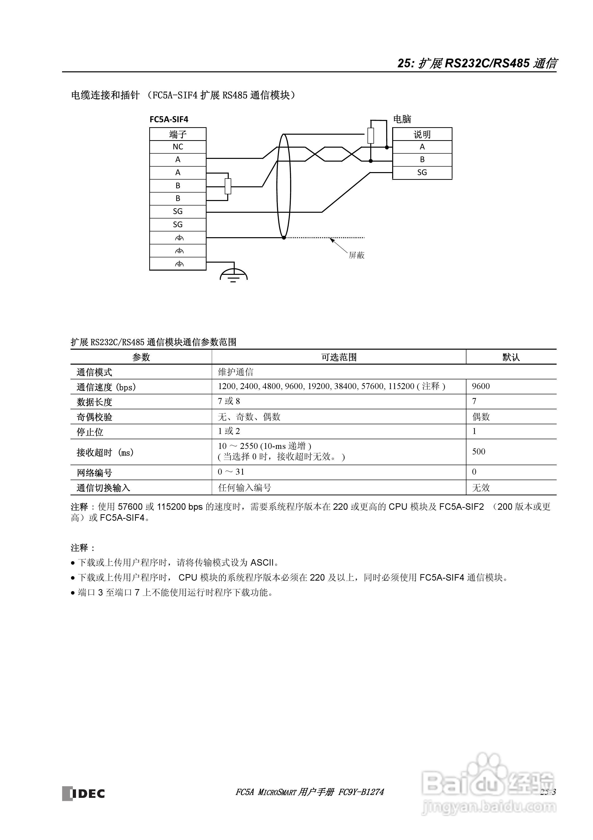 FC5A型可编程控制器_显示器使用说明书:[32]
