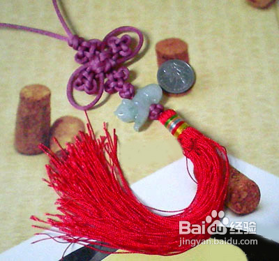 怎样编变化酢浆草结毛衣链