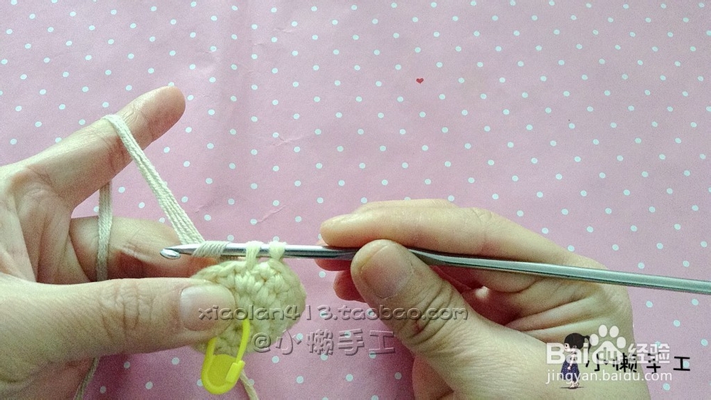 怎样螺旋换色 钩针玩偶技巧图文讲解--小懒编辑