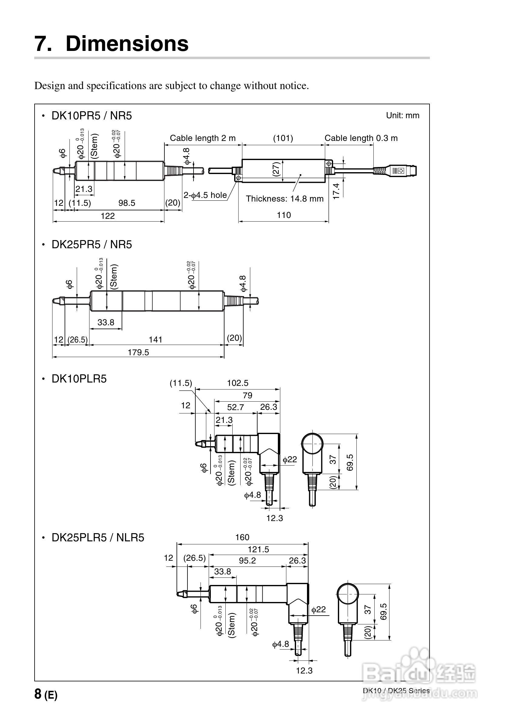 索尼DK10/DK25系列数字测力器使用说明书:[5]