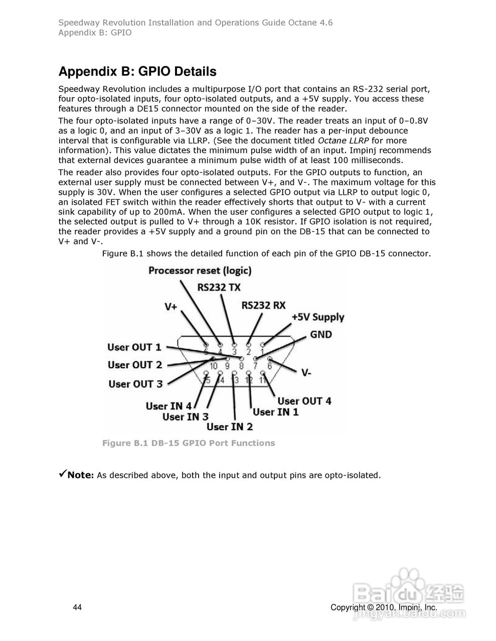 impinj读写器系列介绍安装说明书:[5]