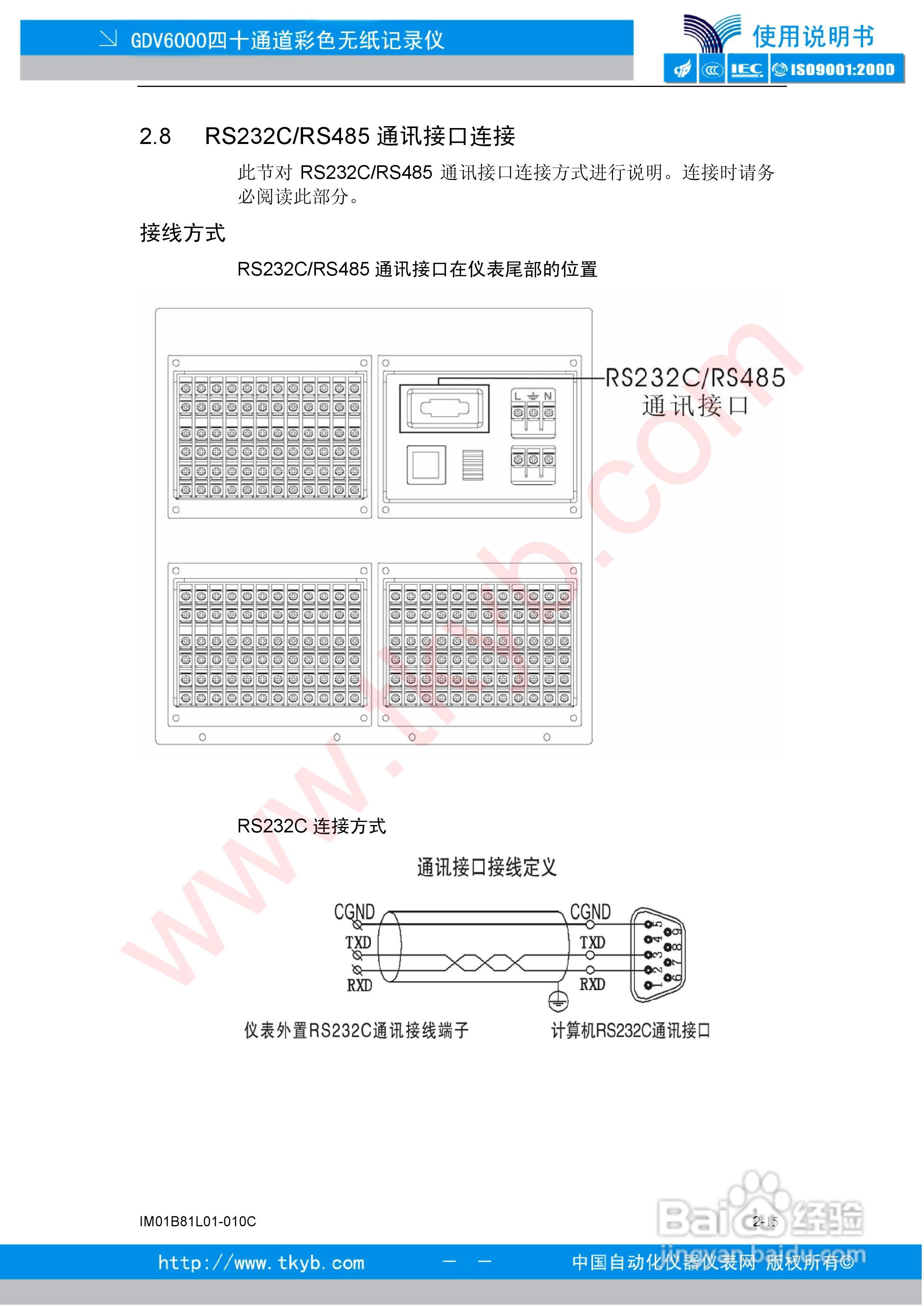 GDV6000彩色无纸记录仪使用说明书:[4]
