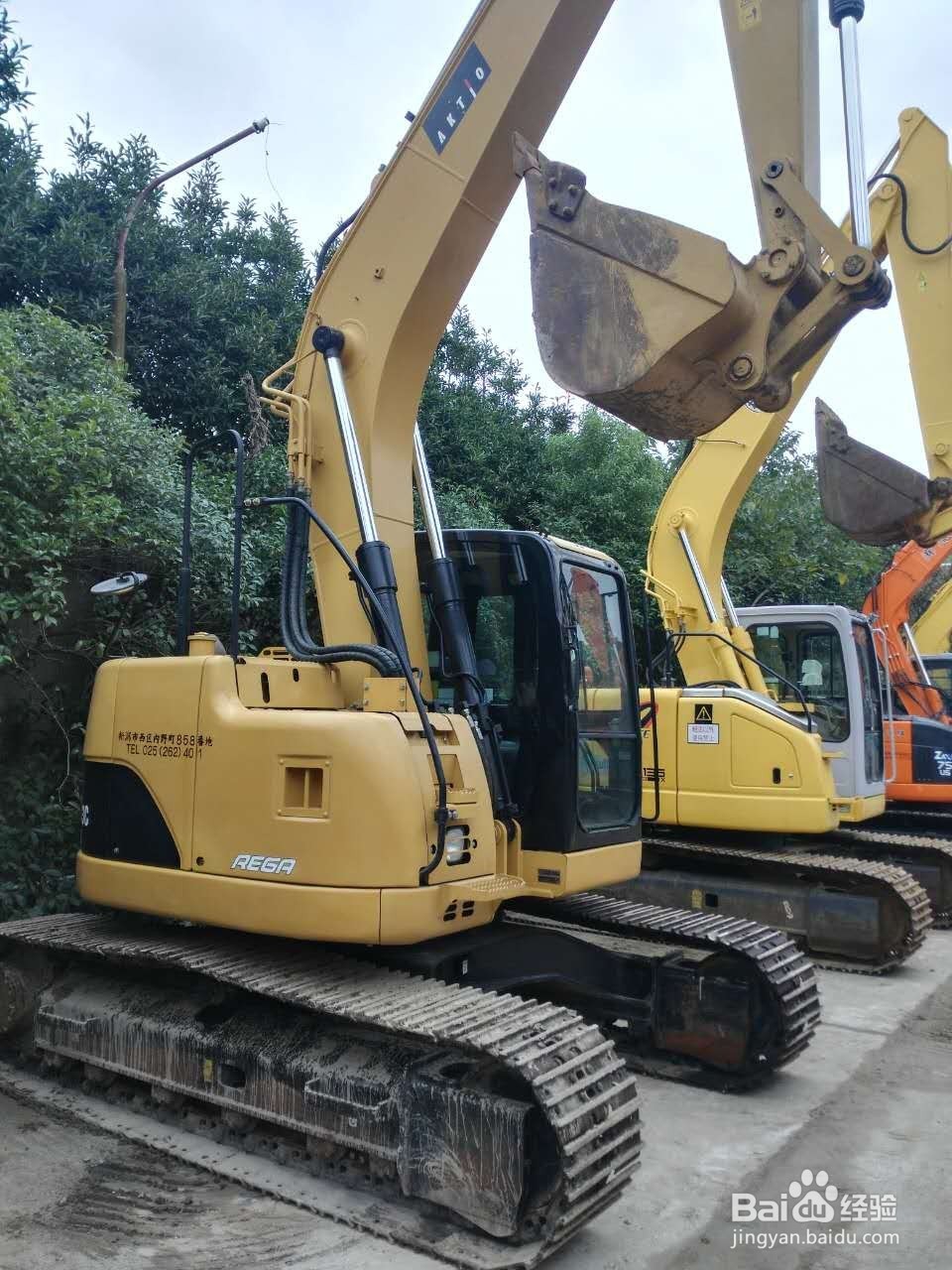 两种进口国外二手挖掘机的中检方案