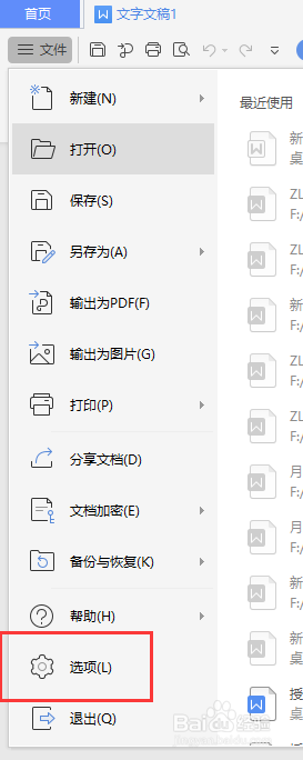 在WPS文档中怎样更改可以撤销的次数