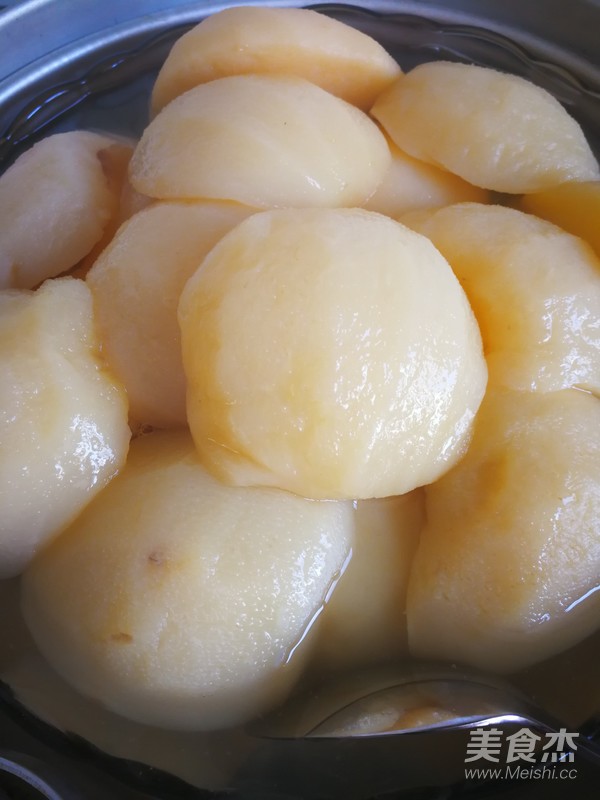 原汁桃罐头的做法