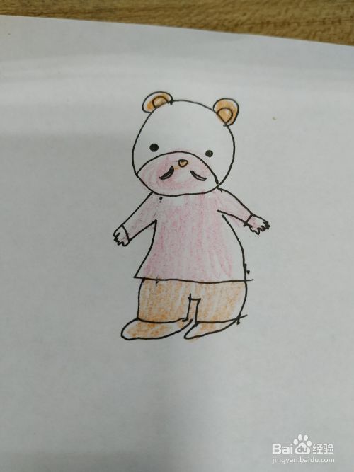 无奈的小熊简笔画怎么画 怎么画无奈的小熊 百度经验 无奈的小熊简笔画怎么画 怎么画无奈的小熊 百度经验