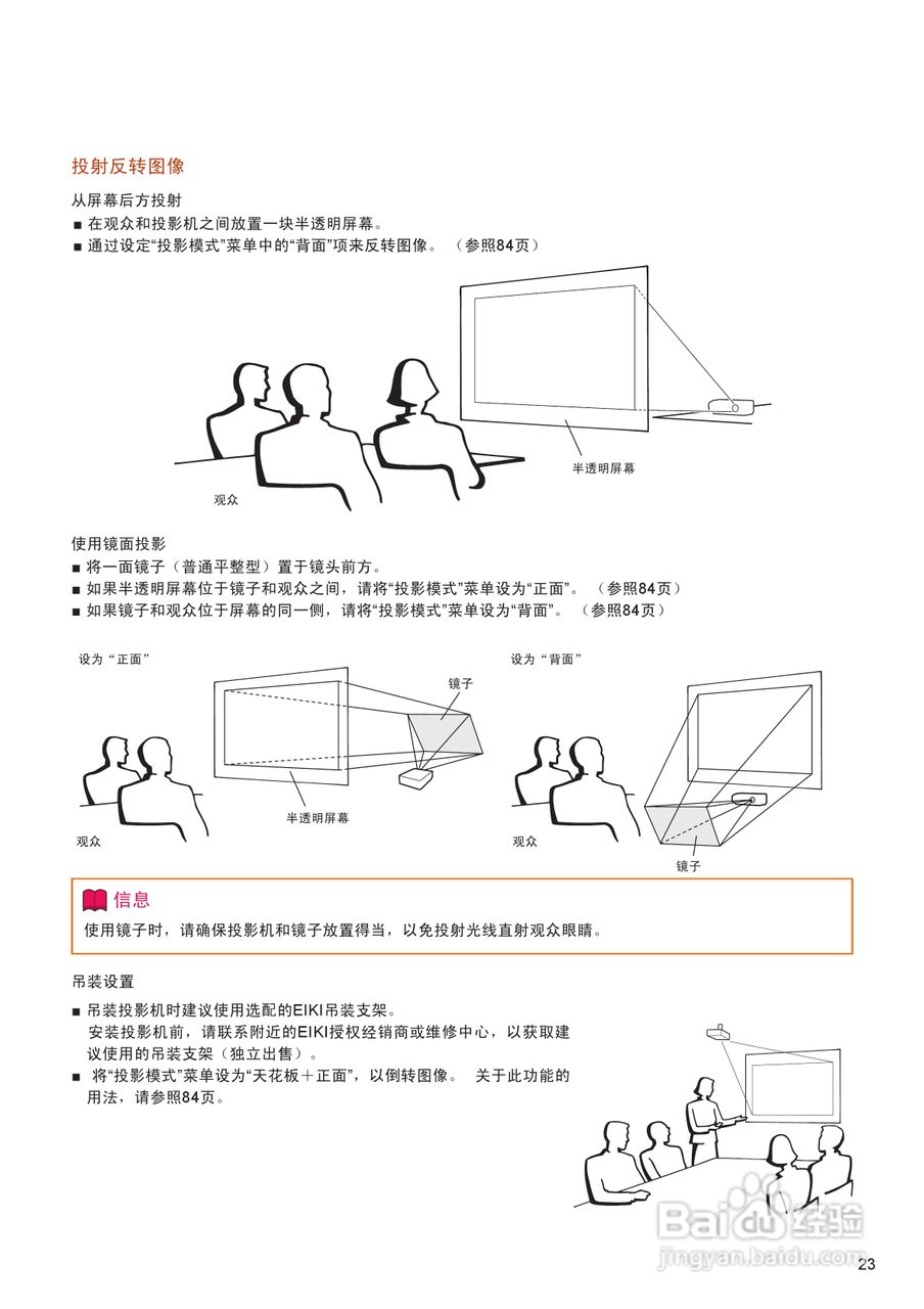 EIKI爱其 EIP-4500投影机说明书:[3]