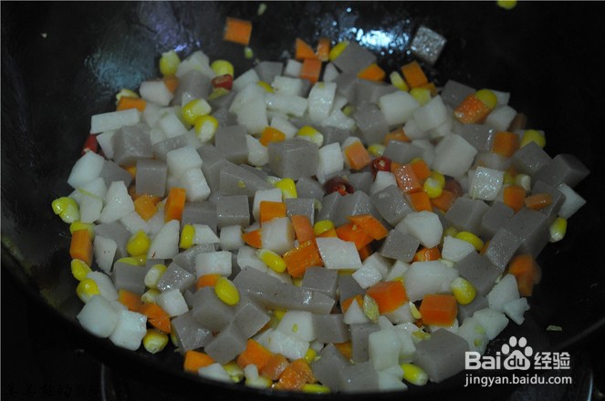 如何制作五彩魔芋丁