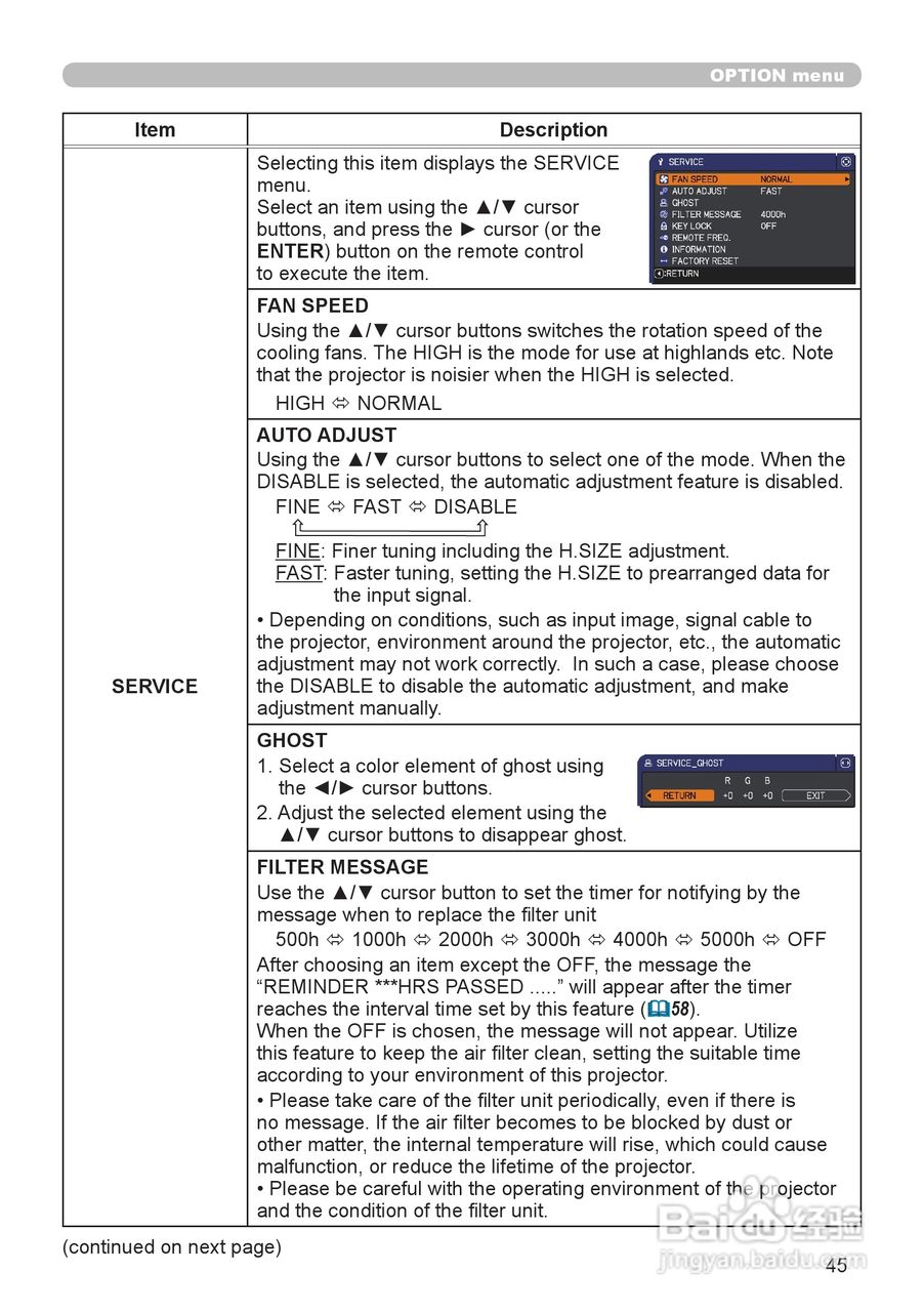 日立 CP-X4020投影机说明书:[5]