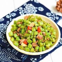 肉末四季豆的做法