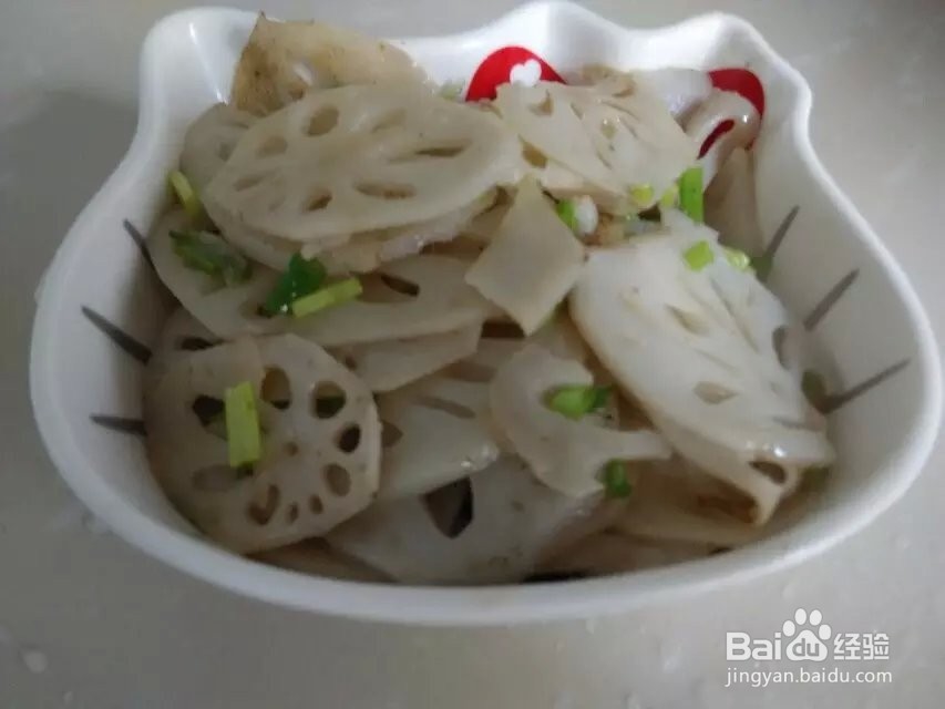 怎样清炒藕片