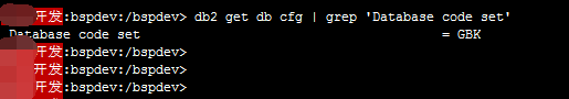 如何查看DB2数据库使用的编码