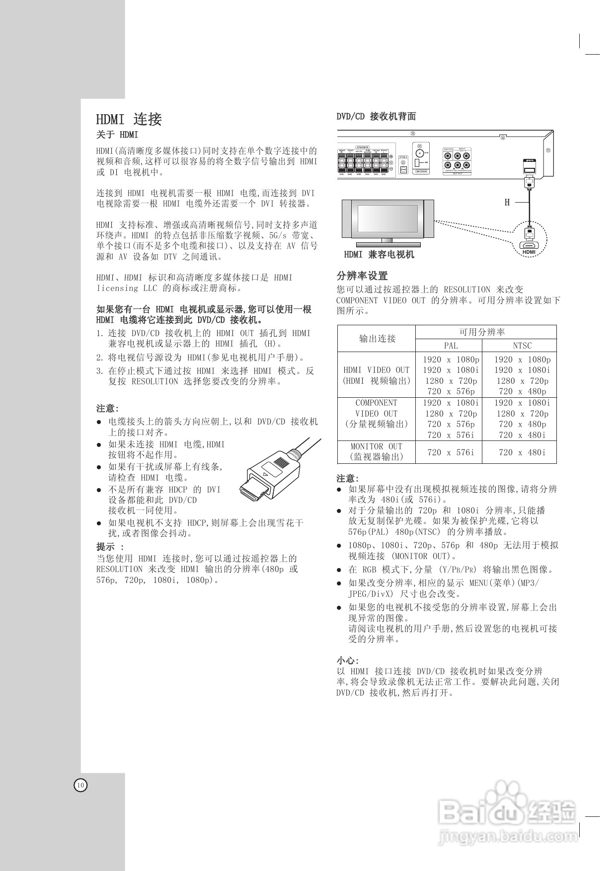 LG HT762TZ家庭影院使用说明书:[1]