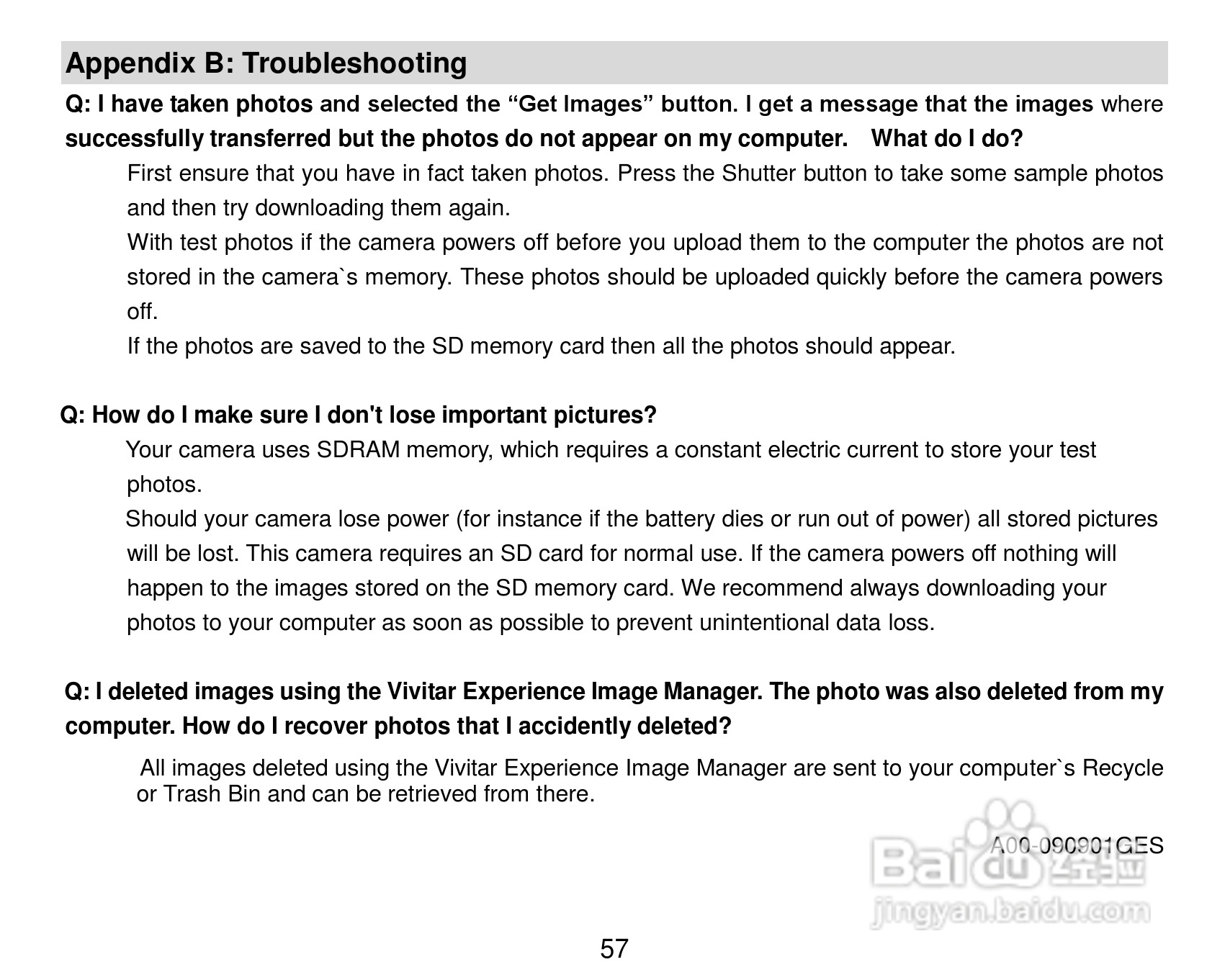 威达ViviCam VT324数码相机使用说明书:[6]