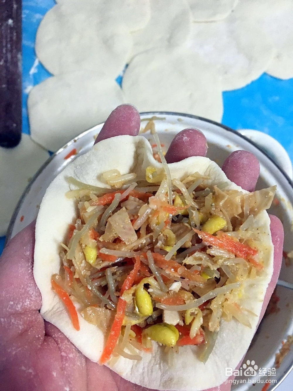 豆芽粉丝馅的做法
