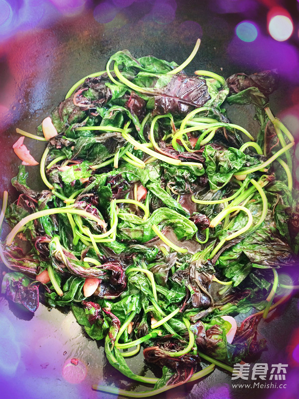 蒜味苋菜的做法