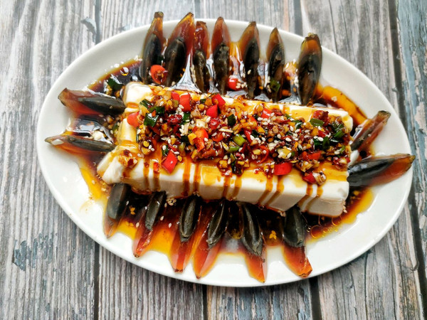 松花皮蛋拌豆腐