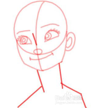 简笔画 - 冰雪奇缘安娜公主