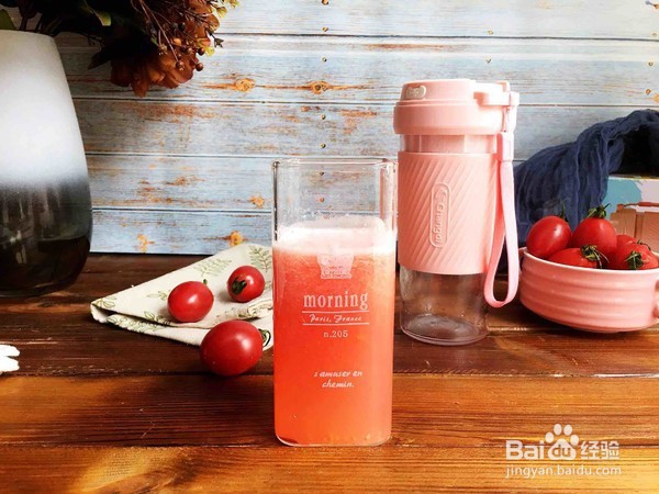 如何制作排毒养颜番茄汁