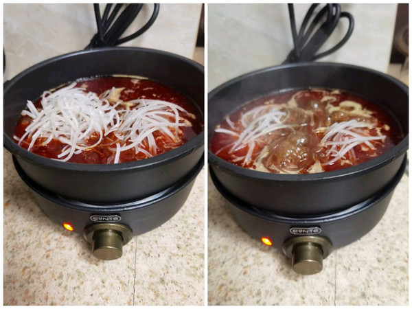 简单快手鸡杂辣粉丝