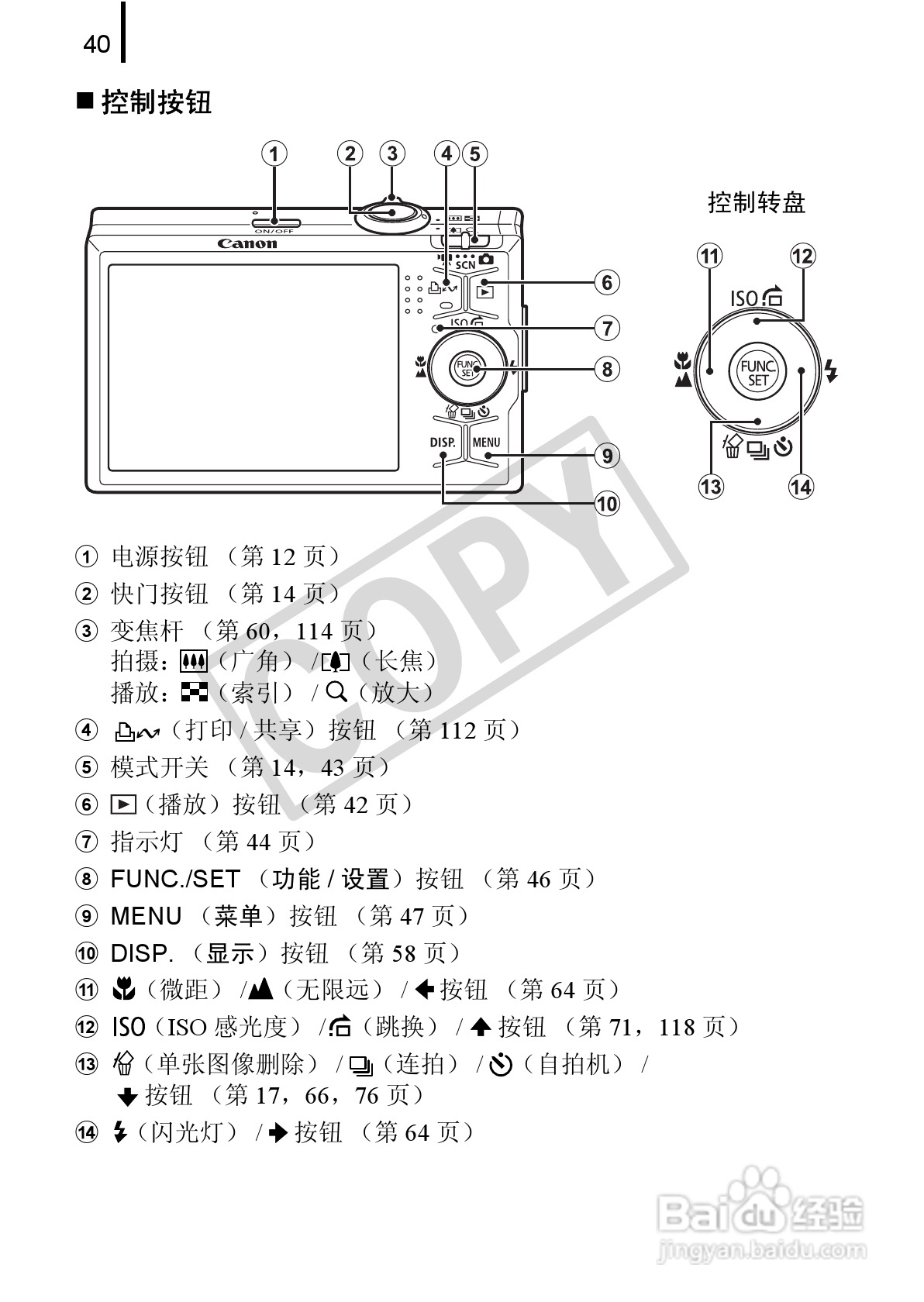 佳能DIGITAL IXUS 90 IS数码相机使用说明书:[5]