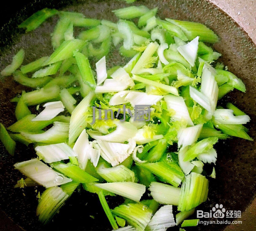 小白也能做西芹炒腰果