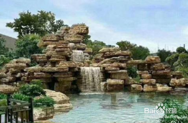 自己做假山流水喷泉方法？