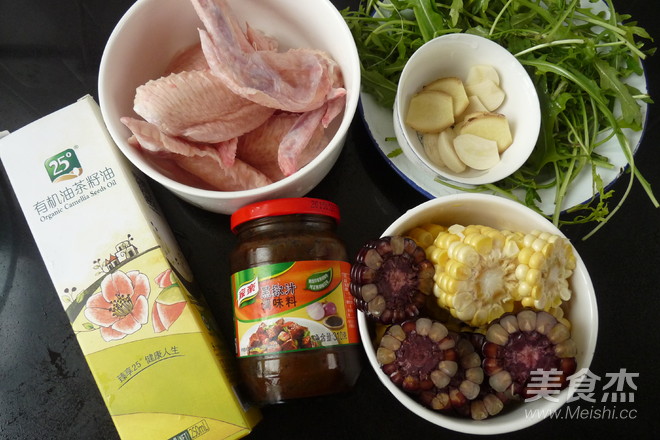 黑椒玉米烧鸡翅