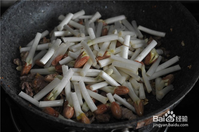 花生芽炒肉丝家常做法