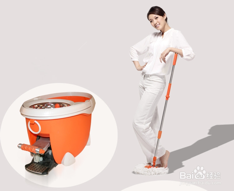 旋转拖把的保养