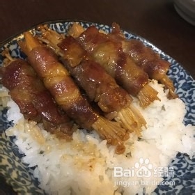 怎么做超级下饭的金针菇牛肉卷