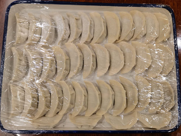 荠菜虾仁猪肉饺