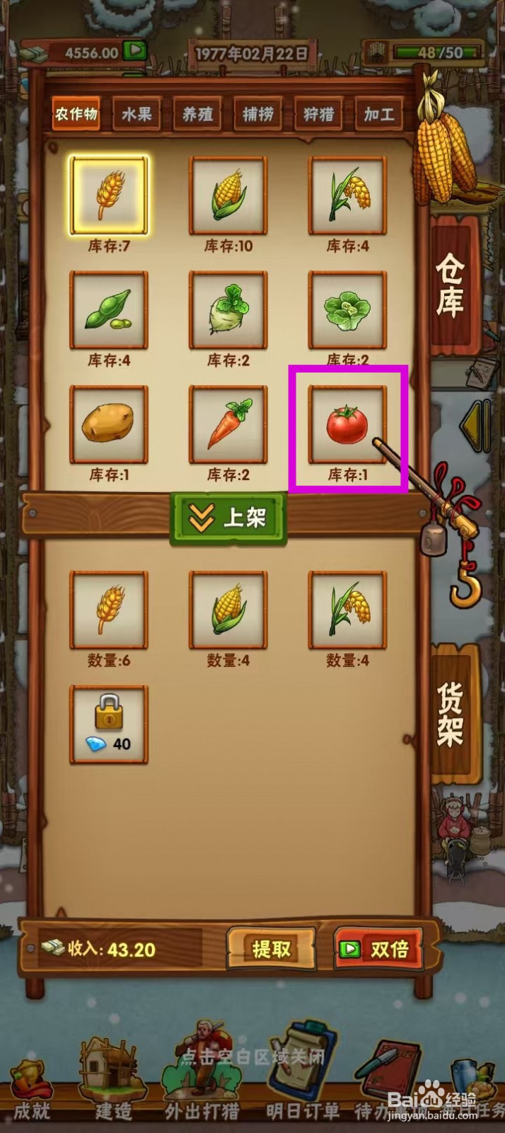 外婆的小农院如何在地摊上架西红柿