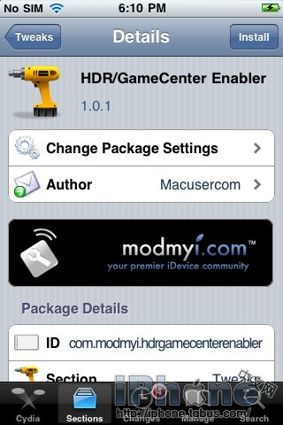 iPhone 3G/3GS使用HDR和Game Centre教程
