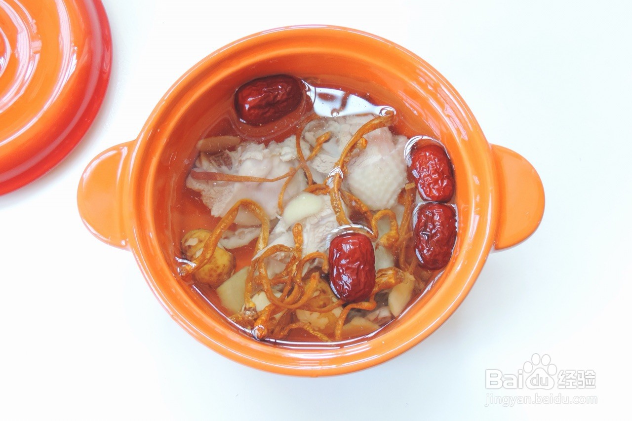 虫草栗子鸡腿炖汤怎么做