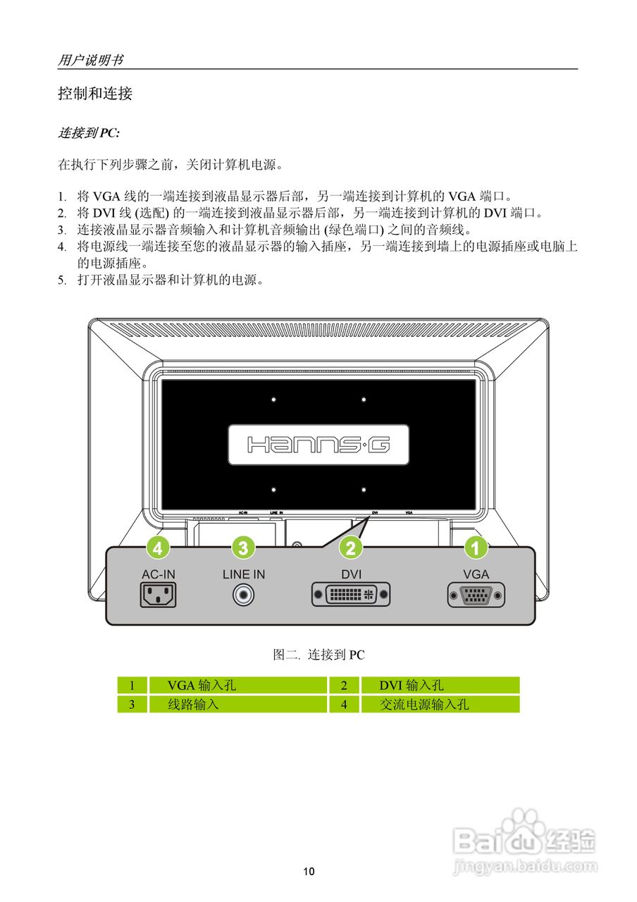 瀚视奇HH223DPB液晶显示器使用说明书:[1]