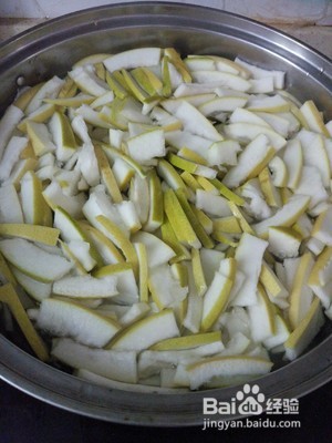 凉拌柚子皮的做法