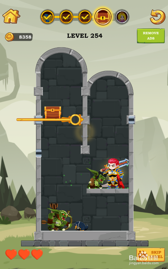 Super Hero Rescue的Level 254怎样过关