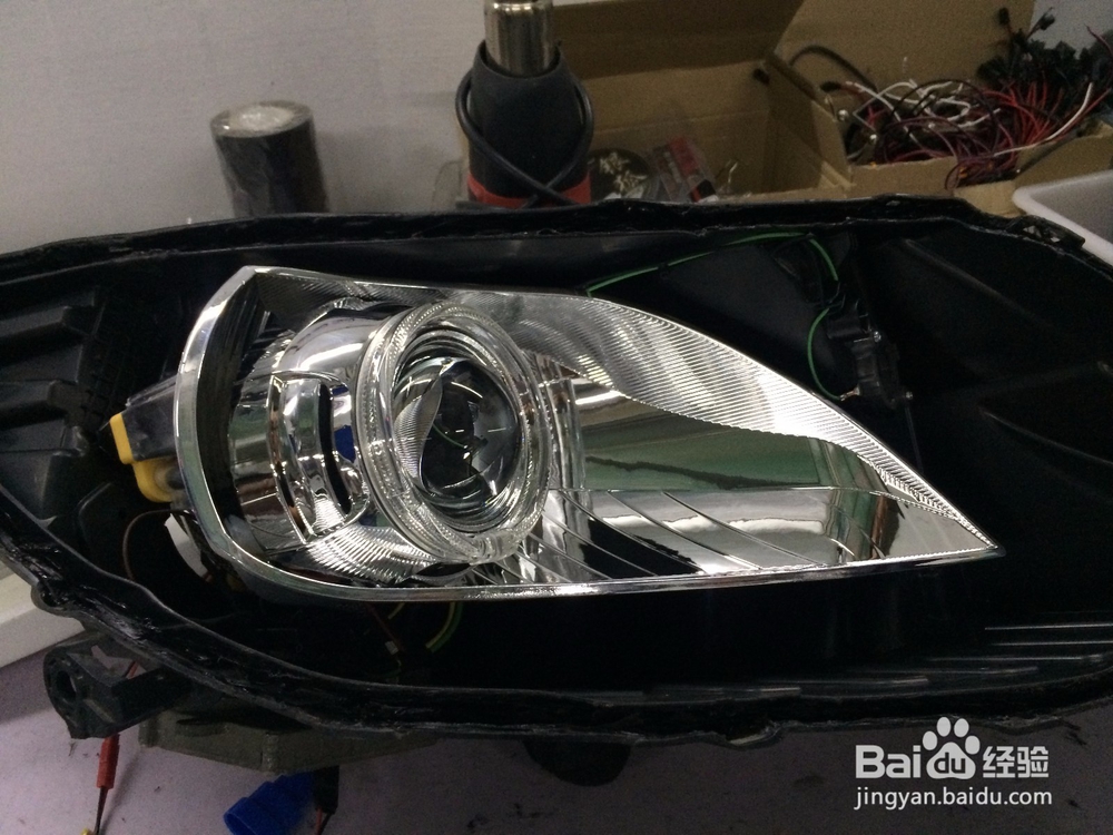 起亚k2改灯全程