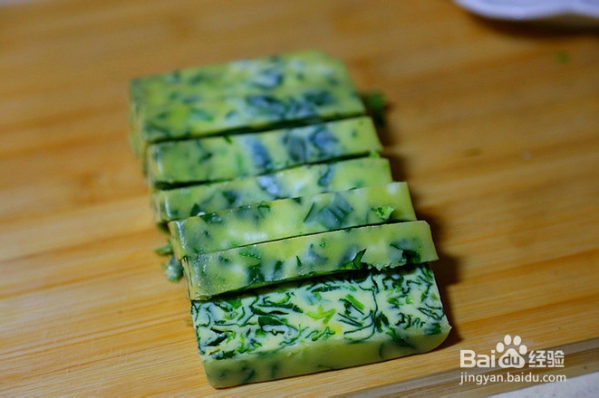 菠菜鸡蛋糕的做法