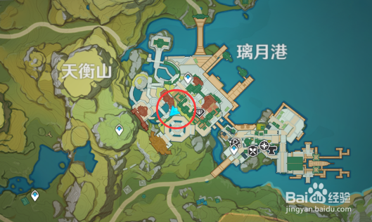 原神璃月港玉京台在哪