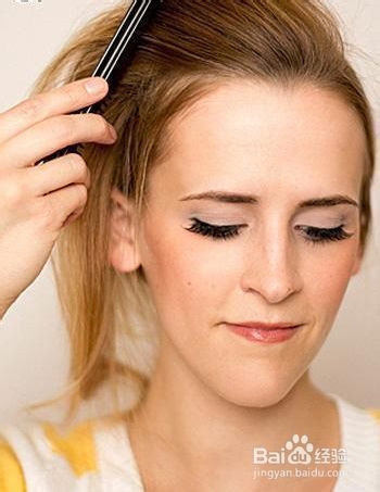 DIY好看的长发盘法