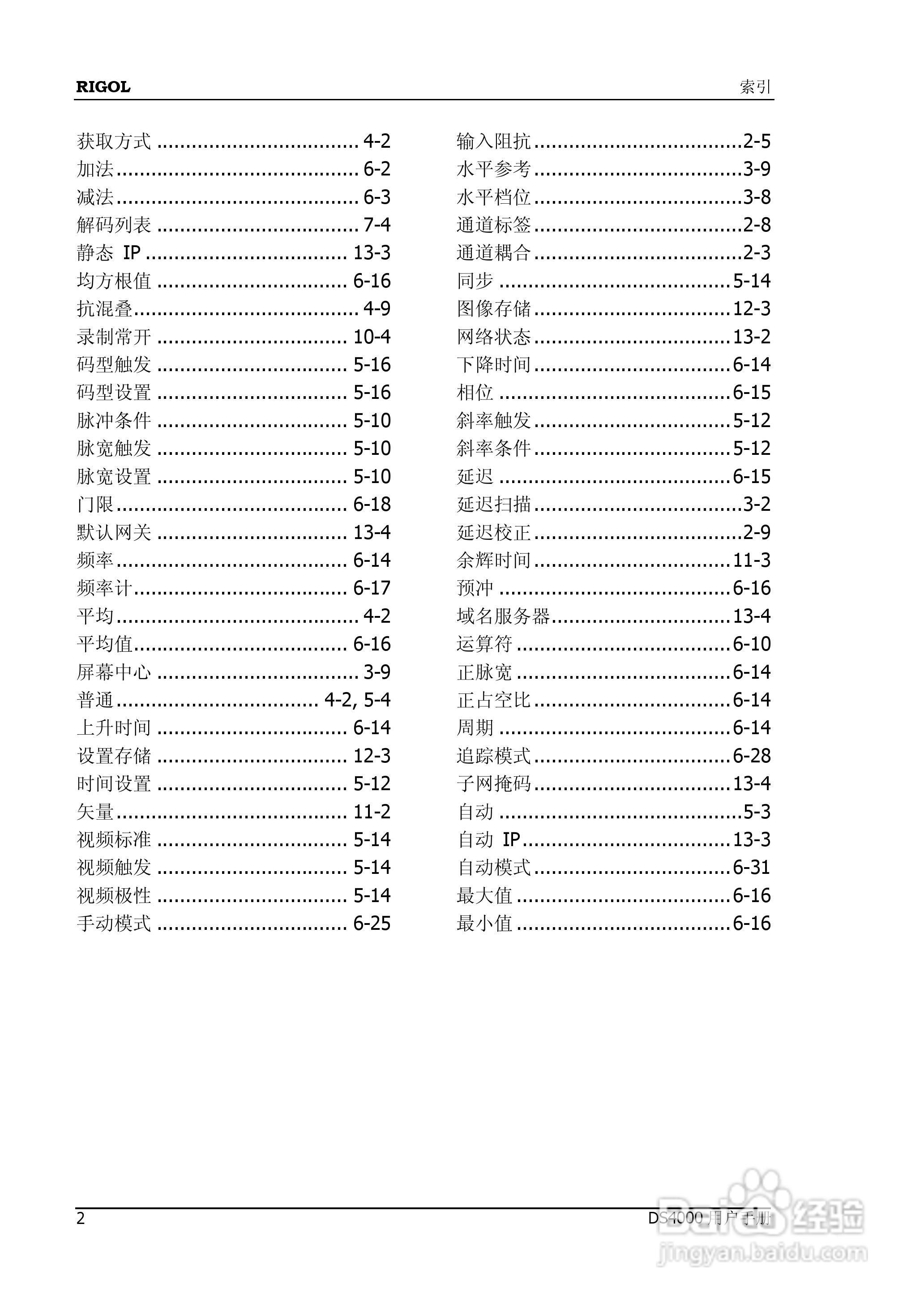 DS4012数字示波器使用说明书:[26]