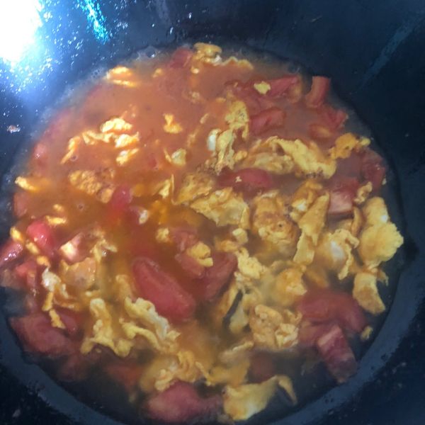 西红柿鸡蛋焖面