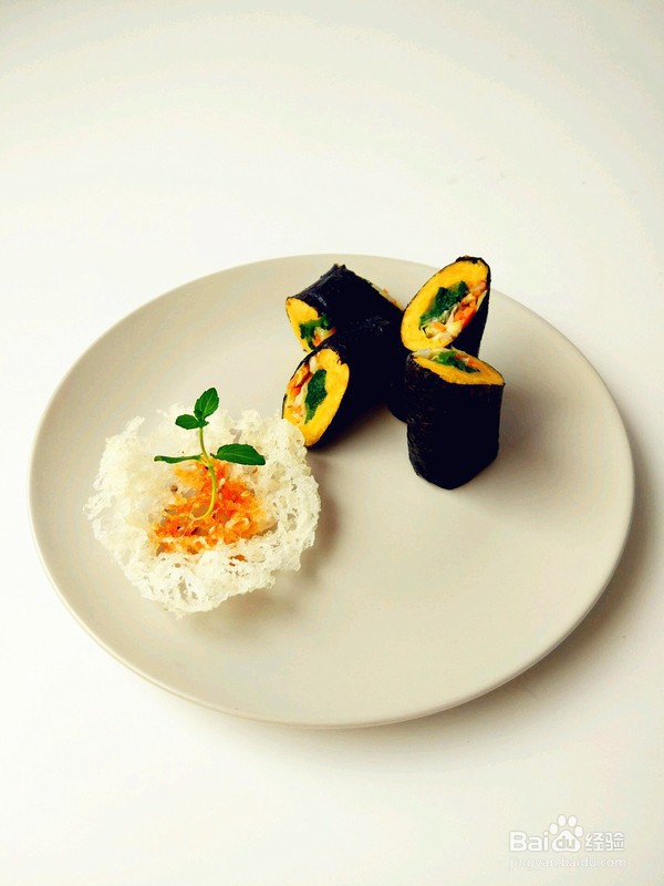 教你做红薯紫菜卷