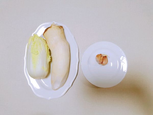 娃娃菜炒杏鲍菇